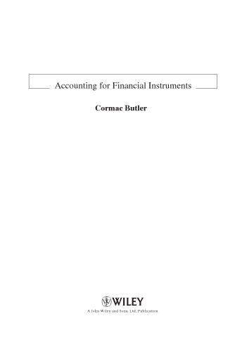 Accounting for Financial Instruments