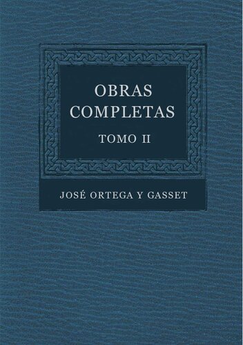 Obras Completas. Tomo II