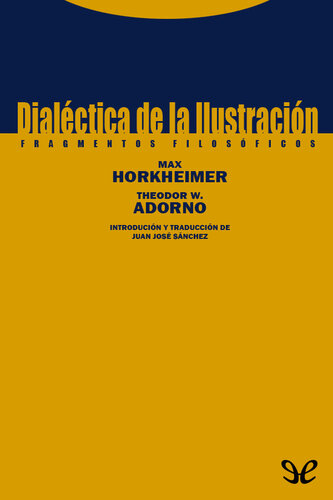 Dialéctica de la Ilustración