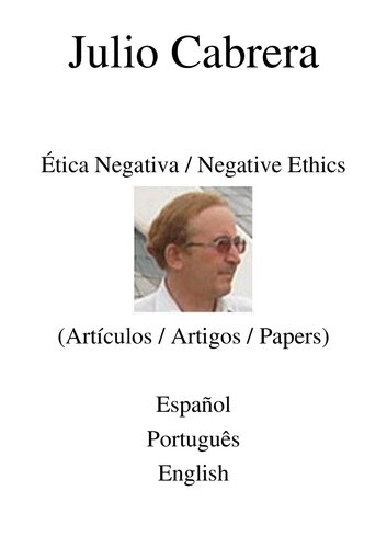 Ética negativa / Negative ethics