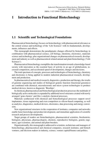 Industrial Pharmaceutical Biotechnology