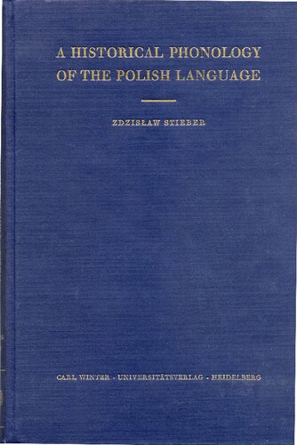 A Historical Phonology of the Polish Language