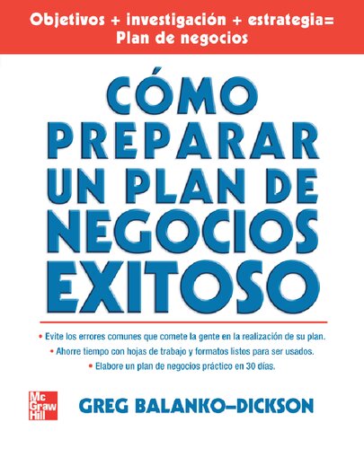 Cm̤o preparar un plan de negocios exitoso.