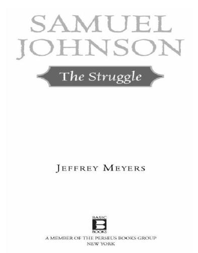 Samuel Johnson: the struggle