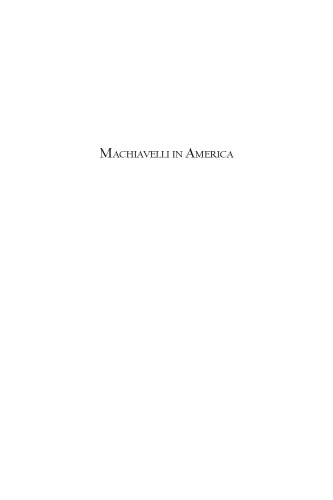 Machiavelli in America