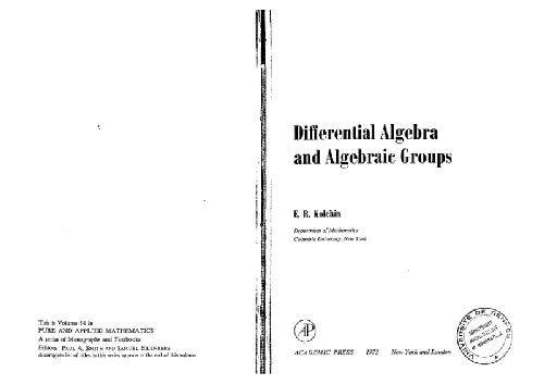 Differential algebra and algebraic groups