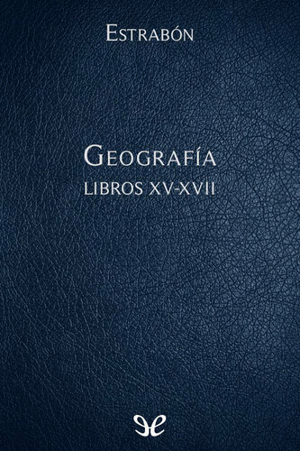 Geografía Libros XV-XVII