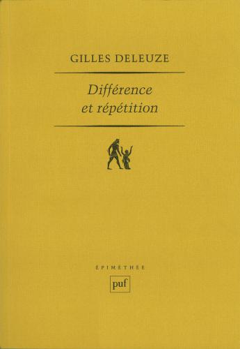 Différence et répétition (Epimethée)