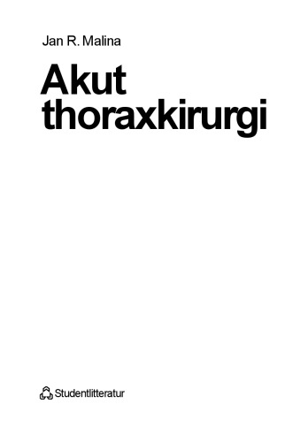 Akut thoraxkirurgi