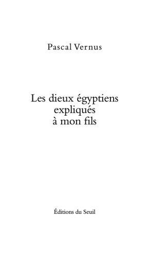 Les Dieux égyptiens expliqués à mon fils