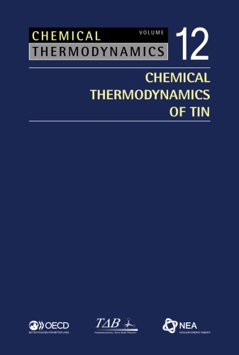 Chemical Thermodynamics of Tin  - OECD Nuclear Energy Agency