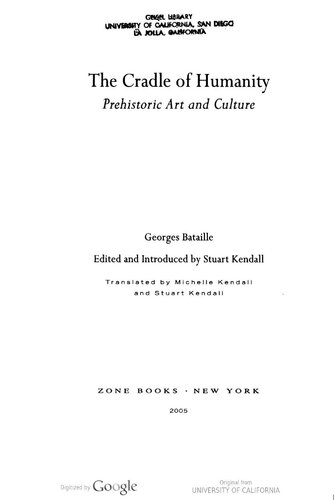 The cradle of humanity: prehistoric art and culture