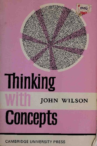 Thinking with Concepts