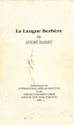 La langue berbère