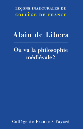 Où va la philosophie médiévale?