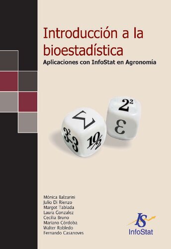 Introducción a la bioestadística : aplicaciones con InfoStat en agronomía