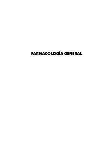 Farmacología general