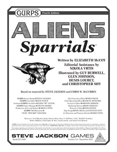 GURPS Aliens - Sparrials