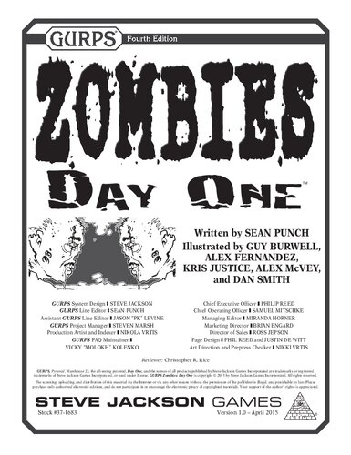 GURPS Zombies - Day One