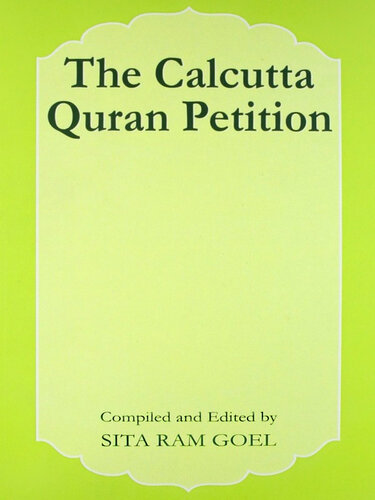 The Calcutta Quran Petition (Kindle)