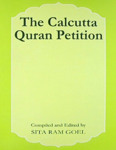 The Calcutta Quran Petition