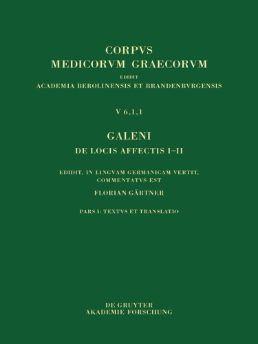 Corpvs Medicorvm Graecorvm Vol 1&2