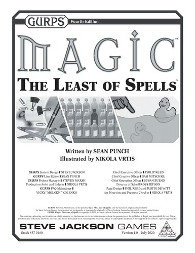 GURPS Magic - The Least of Spells