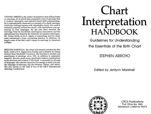 Chart Interpretation Handbook: Guidelines for Understanding the Essentials of the Birth Chart