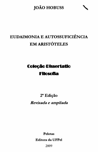 Eudaimonia e autossuficiência em aristóteles