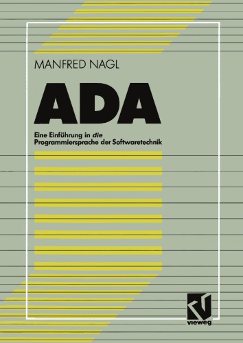 ADA: Eine Einführung in die Programmiersprache der Softwaretechnik