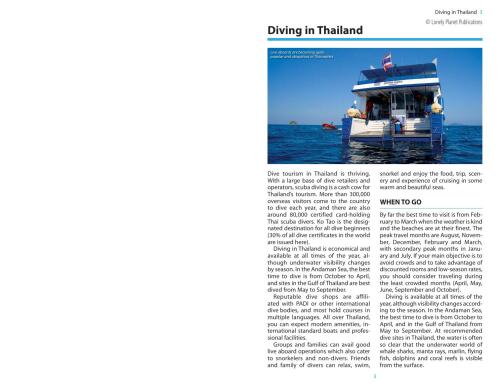 Lonely Planet Diving & Snorkeling Thailand