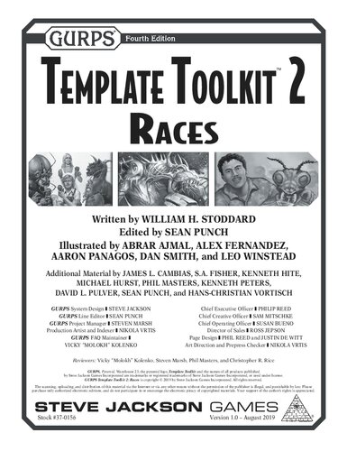 GURPS Template Toolkit 2 Races