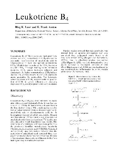 Leukotriene B4