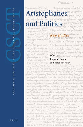 Aristophanes and Politics: New Studies