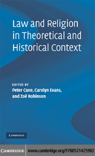 Law and Religion in Theoretical and Historical Context