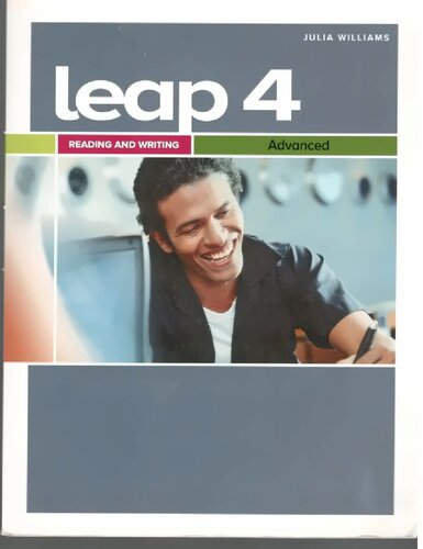 LEAP: Learning English for Academic Purposes, Reading and Writing 4 (Advanced) with My eLab