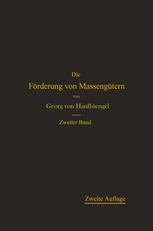 Die Förderung von Massengütern: II. Band, Förderer für Einzellasten