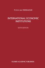 International Economic Institutions