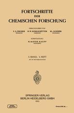 Fortschritte Der Chemischen Forschung Volume 3