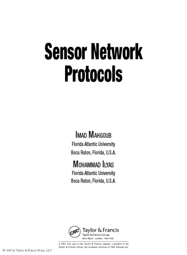 Sensor Network Protocols