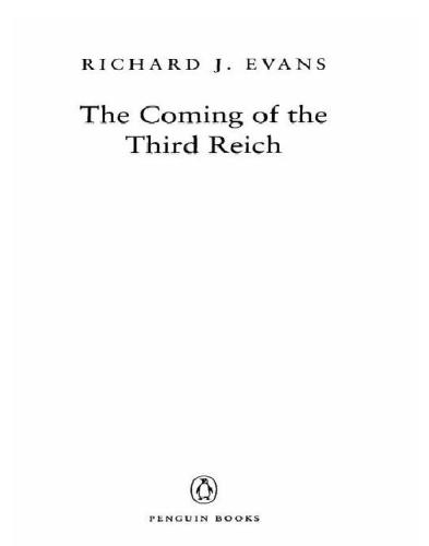 The Coming of the Third Reich