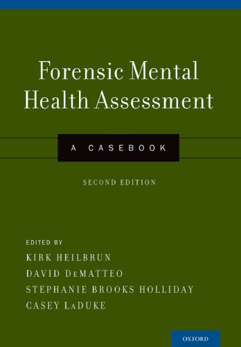 Foundations of forensic mental health assessment