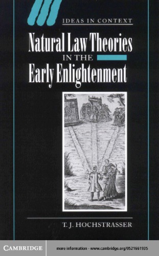 Natural law theories in the early Enlightenment