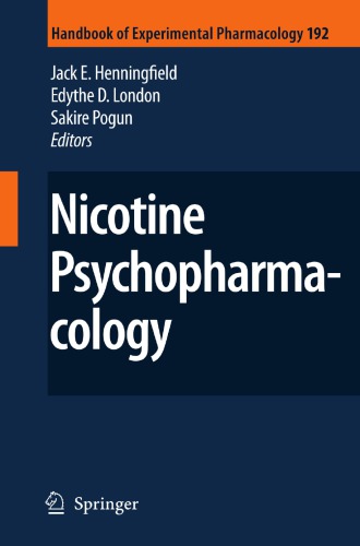 Nicotine Psychopharmacology