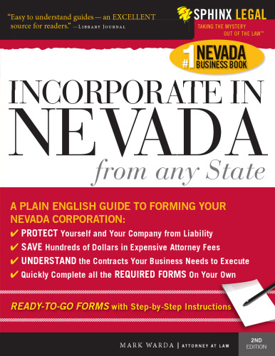 Incorporate in Nevada from Any State