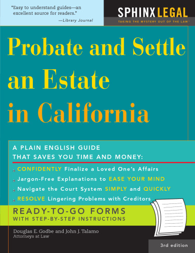 Probate and Settle an Estate in California