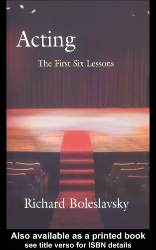 Acting: the first six lessons