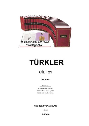 Türkler Ansiklopedisi (cilt 21): İndeks