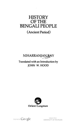 History of the Bengali People: Ancient Period