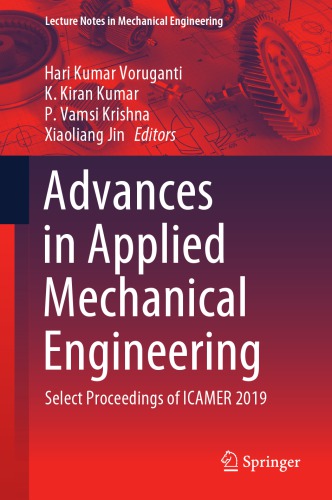 Advances in Applied Mechanical Engineering_ Select Proceedings of ICAMER 2019